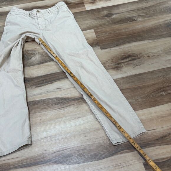 Norse Projects Pants Mens 28 x 27 Chino Aros Light Twill Khakis Slim Straight - Picture 7 of 11
